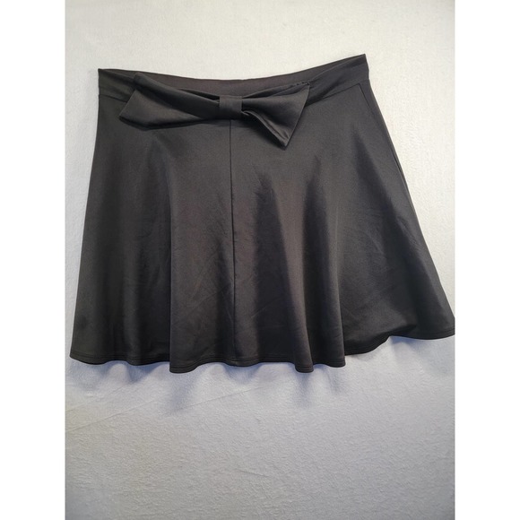 NWT Forever 21 Mini flare skirt with bow, Sz 1X - Picture 1 of 5